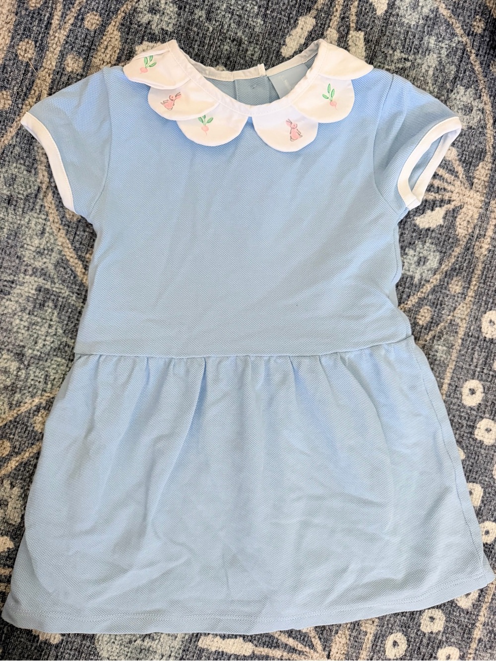 Bella Bliss scallop collar dress